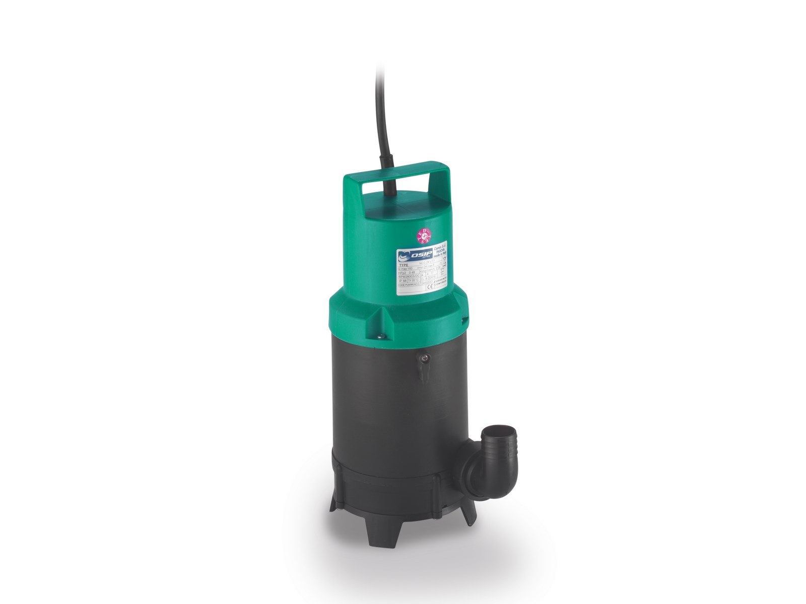 Pompa sommergibile Osip NCC a 24 volt in corrente continua