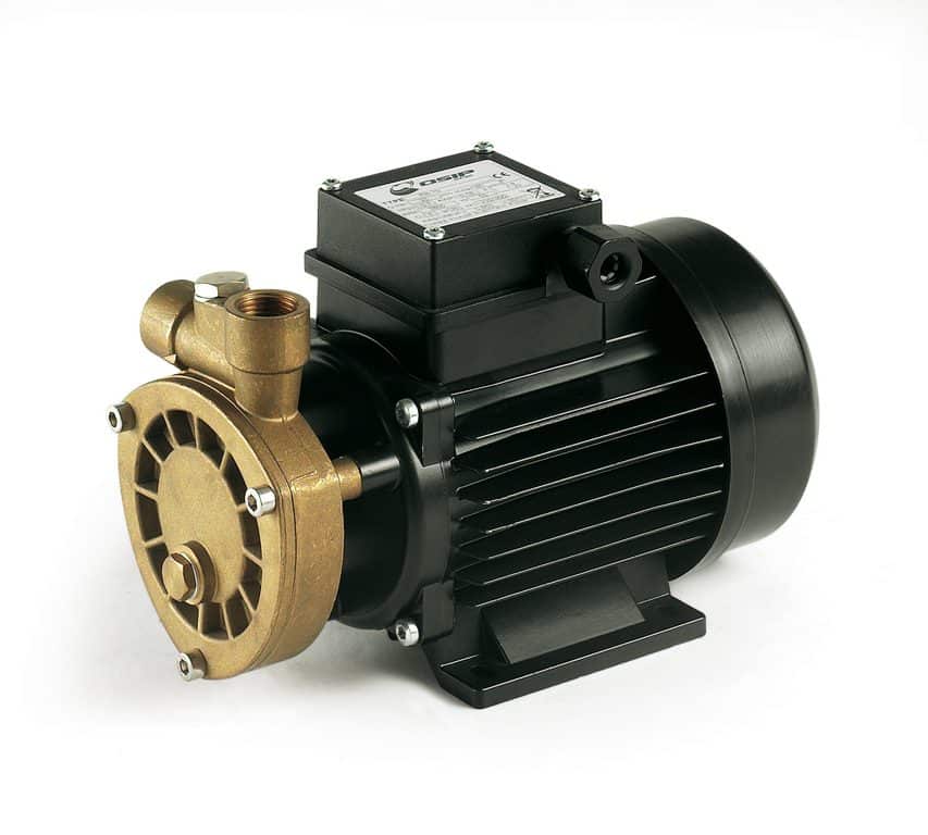 Elettropompa periferica Osip PB 70 – corpo in ottone, girante Ryton, 0,58 kW, attacchi 1/2 pollice
