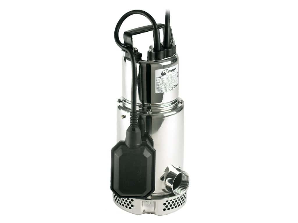 Pompa sommergibile Osip AX in acciaio inox con galleggiante